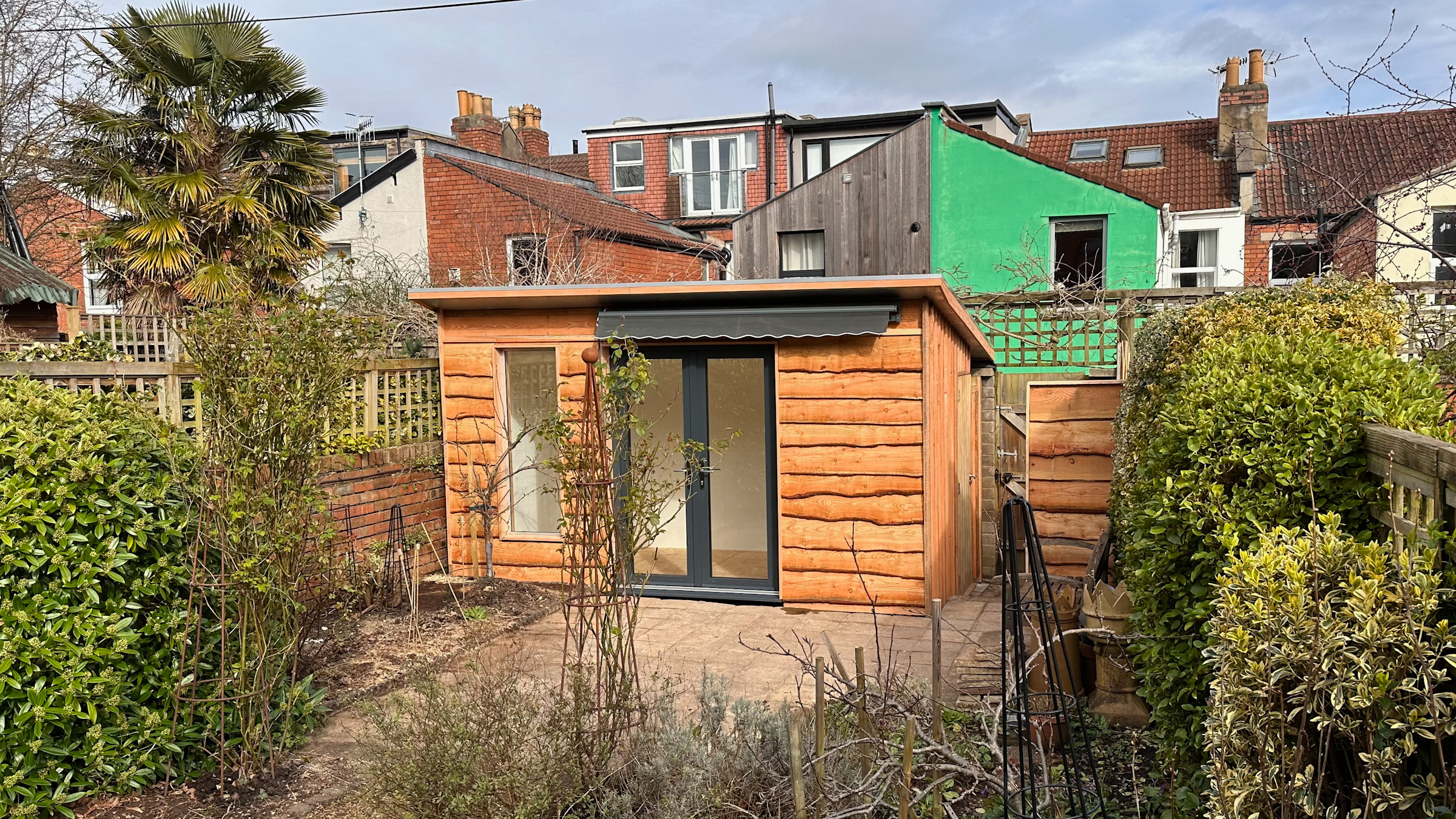 Bespoke design allows a cabin to fit any tight garden location